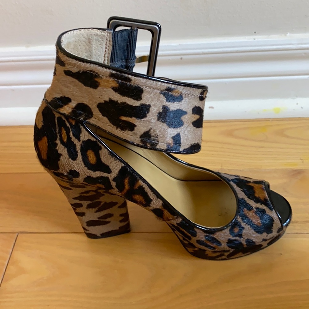 Cheetah print high heel